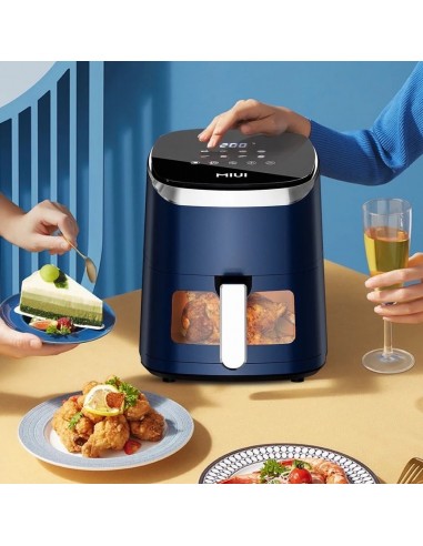 Friteuse sans huile avec fenêtre visible et écran tactile 4.5L/5L - No-OilFryer™ à prix réduit toute l'année