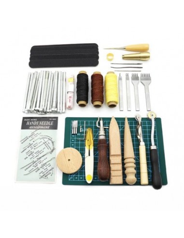 Kit d’Outils d’Artisanat du Cuir - StylePRO™ solde