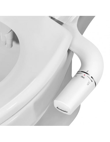 Ultra-slim adjustable toilet seat holder - FRESH™ Pour