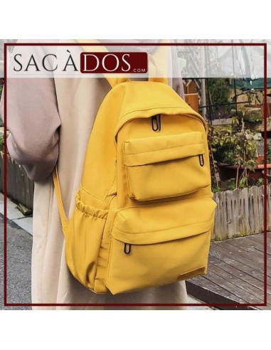 Sac à Dos Femme Jaune Dans la société mordern